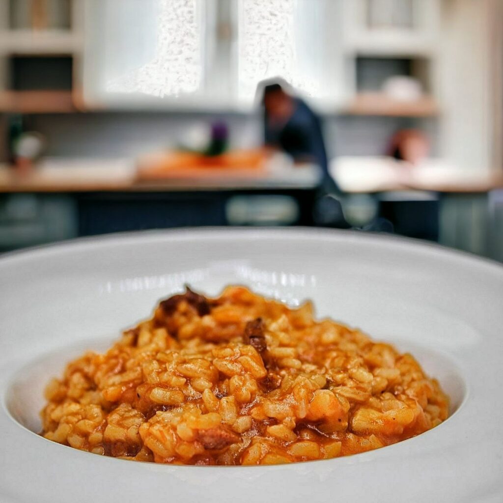 Arroz con chorizo